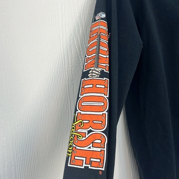 Jensen - 2006 Bike Week Iron Horse American Gothic Skeletons Long Sleeve T SZ L - Picture 5 of 11